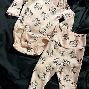 H&M Pink Character Pajama Set